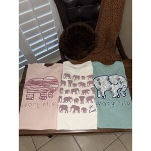 Ivory Ella Crew Neck NWOT T-Shirt Tees Long Sleeve Size  Xs  Lot